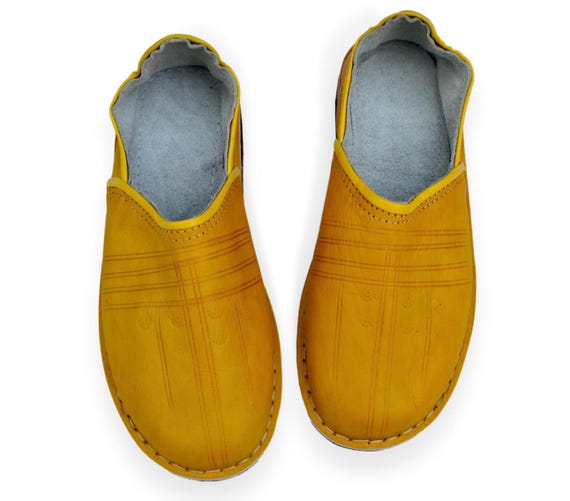 Pantofole babouche marocchine da uomo e da donna, fatte a mano in