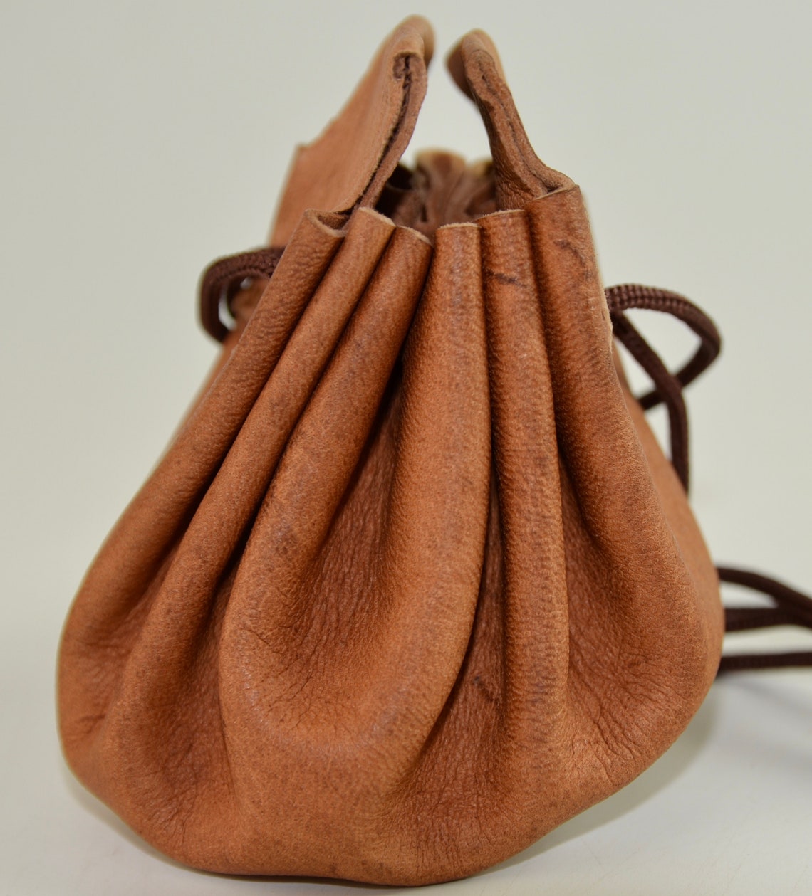 Leather Drawstring Pouch Coin Pouch Money Pouch Coin Purse Etsy