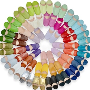 BABOUCHE Womens Moroccan Babouche Slippers Handmade from Organic Leather, Sheepskin, 30 Colours, FREE Postage! **US Tariffs Paid**