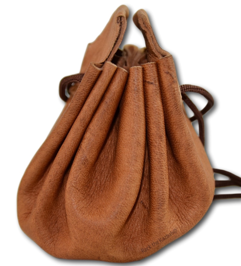 Leather Drawstring Pouch Coin Pouch Money Pouch Coin Purse Etsy