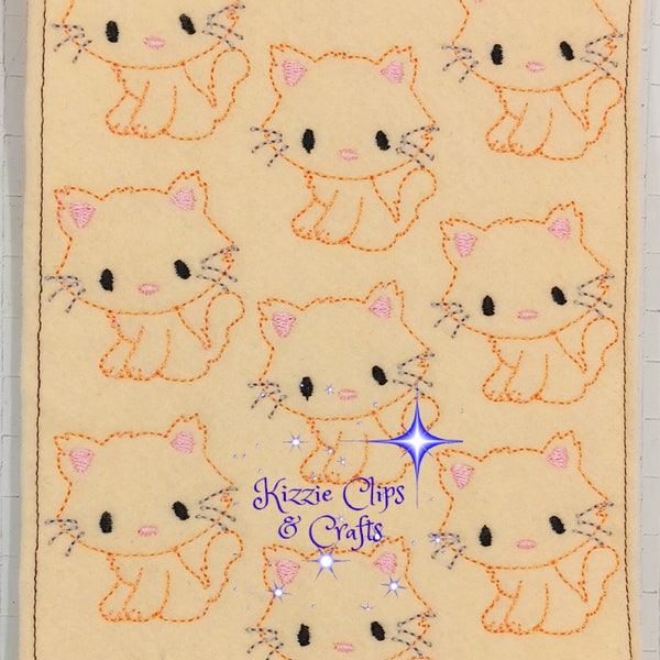 Kitten Feltie Sheet