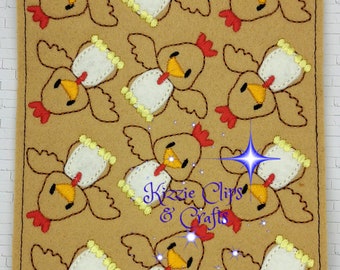 Rocky Rooster Feltie Sheet