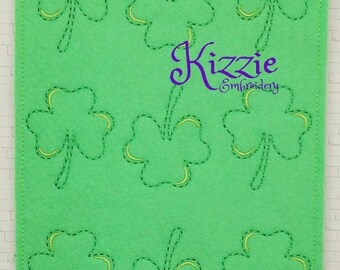 Shamrock Feltie Sheet