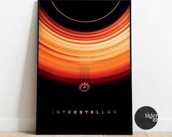 INTERSTELLAR Movie Poster Print   High Quality Wall Art