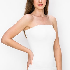 Strapless Tops With Built in Bra 