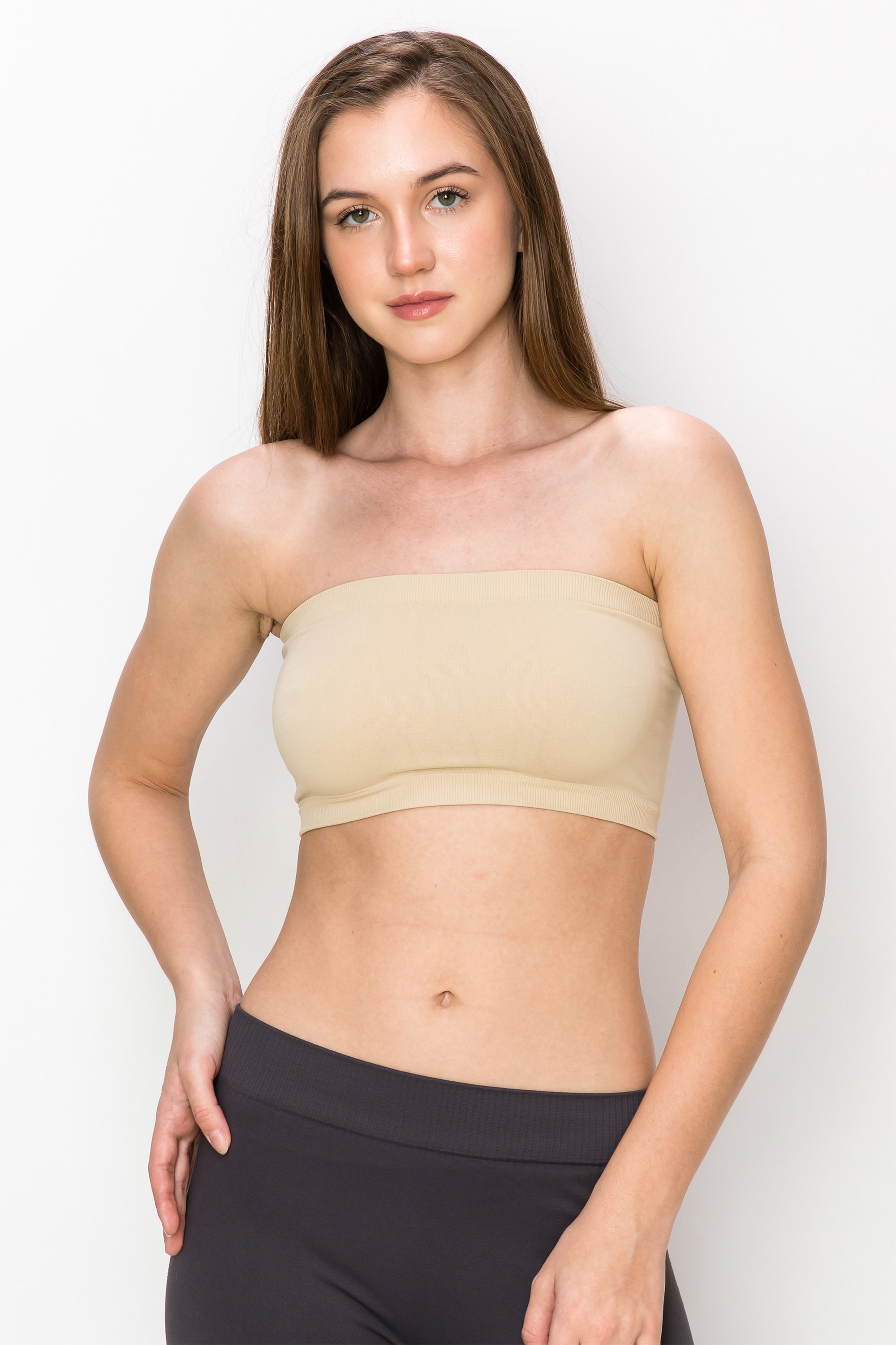 Boob Tube  Organic Cotton Lycra Strapless Bralette - Psylo