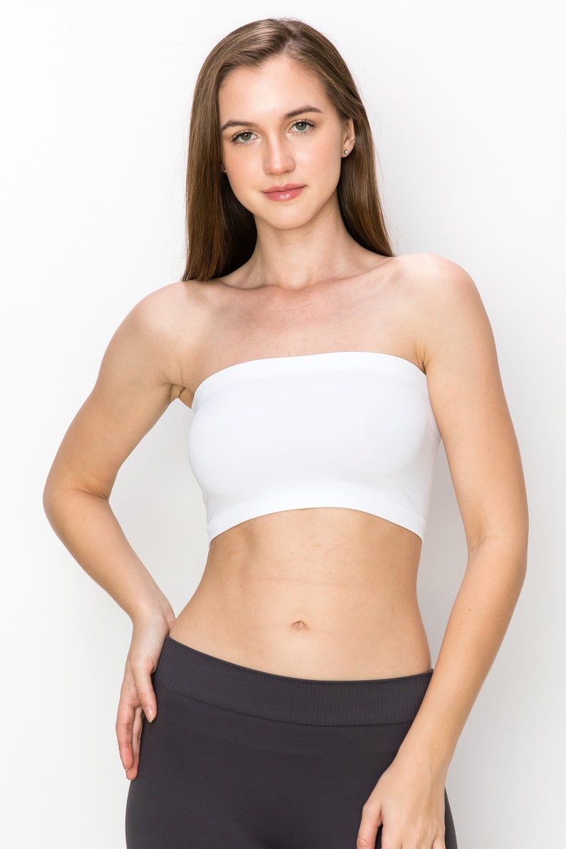 Kurve Premium Seamless Bandeau Tube Top (Non-Padded) -Made in USA-