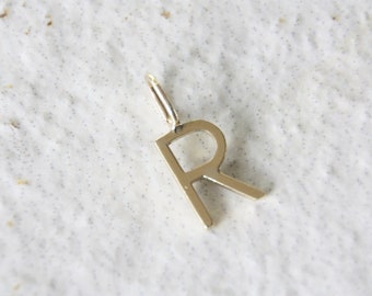 Solid Gold Initial Charm only