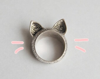 Ear cat ring Kawaii ring