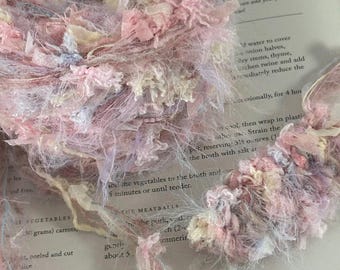 Hilo grueso de 100 gramos, mezclado a mano, para tejer, hacer ganchillo y manualidades.