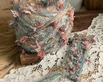 Fio grosso de 100 gramas, misturado à mão, para tricô, tecelagem e crochê, artesanato e projetos DIY.