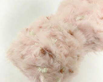 Fio grosso de 100 gramas, misturado à mão, para tricô, tecelagem e crochê, artesanato e projetos DIY.