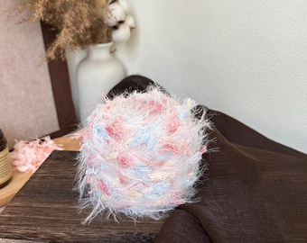 Fio grosso de 100 gramas, misturado à mão, para tricô, tecelagem e crochê, artesanato e projetos DIY.