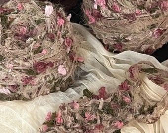 100 Gram Hand-Blended Chunky Yarn  Art Yarn for Knitting Weaving and Crochet, Handcraft DIY