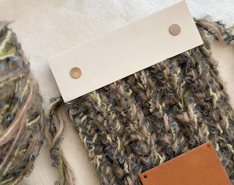 Hilo grueso de 100 gramos, mezclado a mano, para tejer, hacer ganchillo y manualidades.