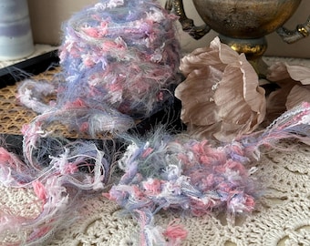 Hilo grueso de 100 gramos, mezclado a mano, para tejer, hacer ganchillo y manualidades.