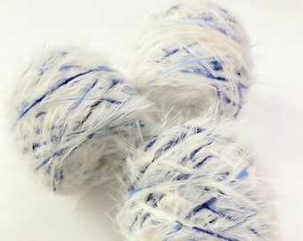 Fio grosso artesanal de 80 gramas, misturado à mão, ideal para tricô, tecelagem e crochê, artesanato e projetos DIY.