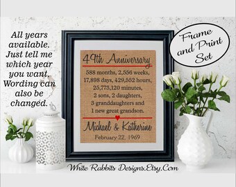 49th wedding etsy