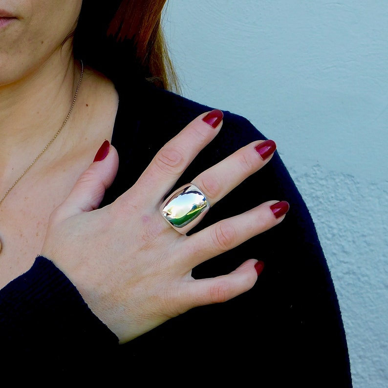 Large Statement Ring Cocktail Ring Wide Rings for Women Etsy