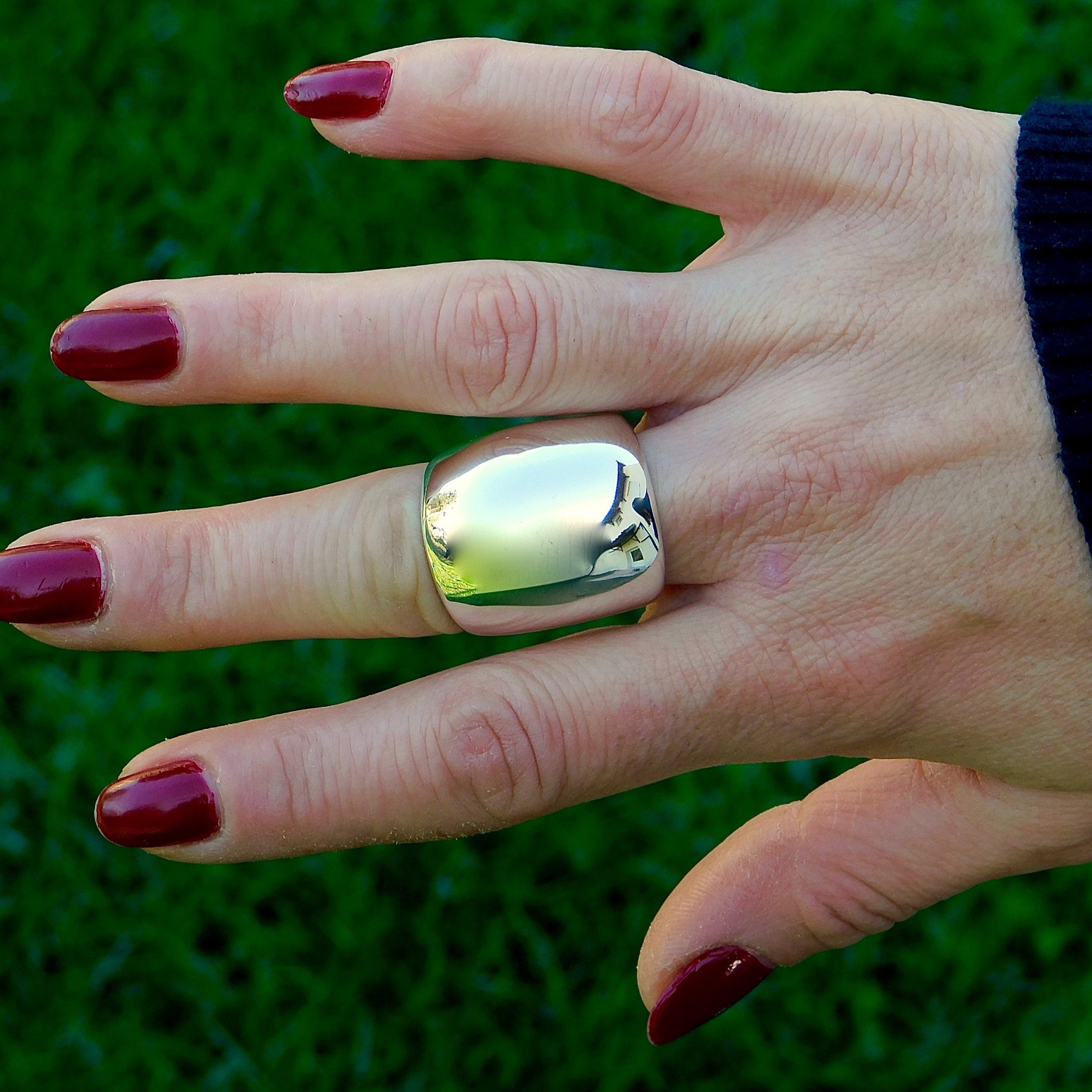 Large Statement Ring Cocktail Ring Wide Rings for Women Etsy