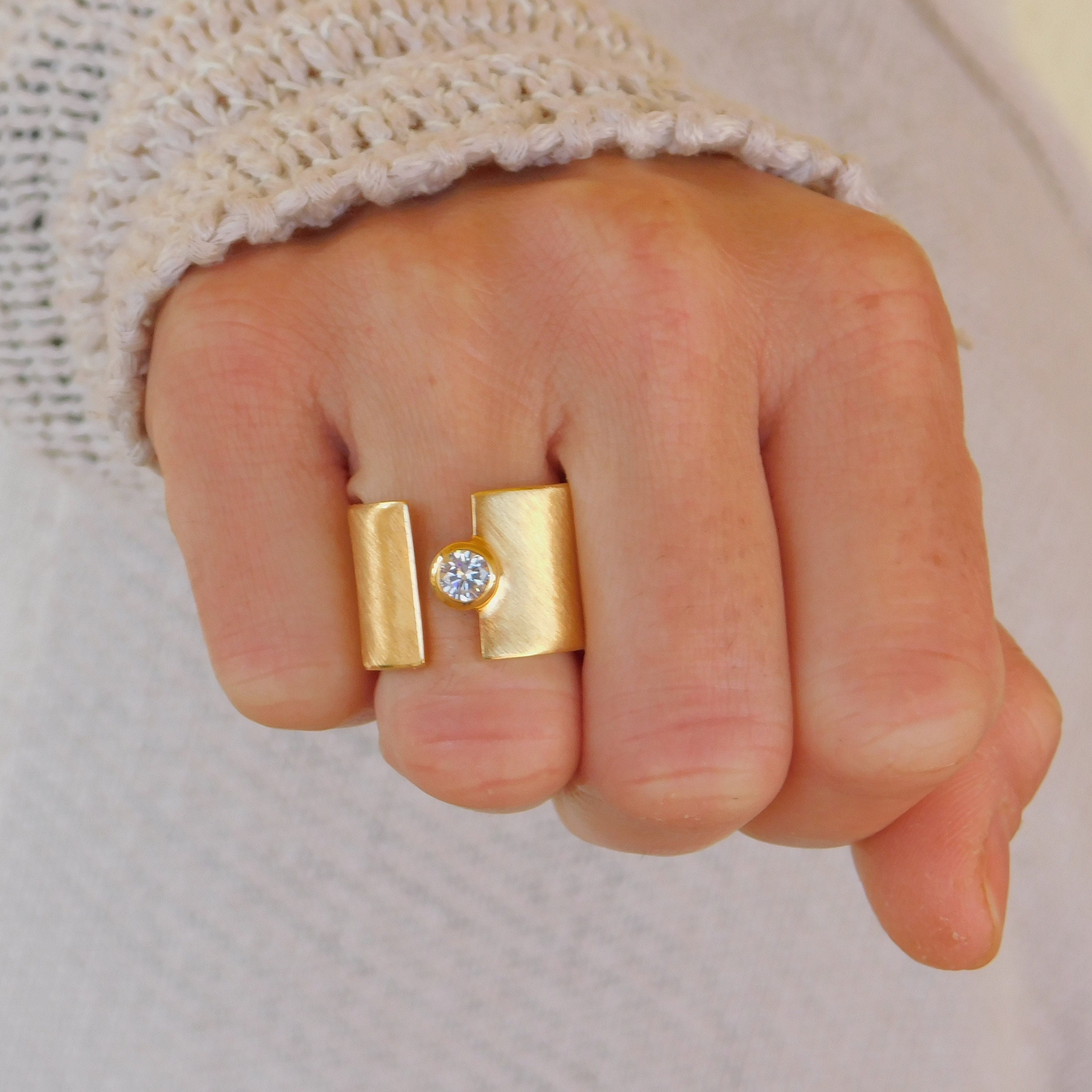 Broad gold ring sale designs