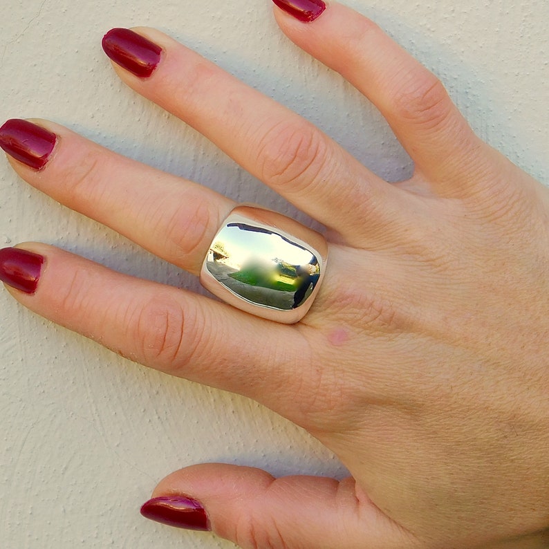 Large Statement Ring Cocktail Ring Wide Rings for Women Etsy