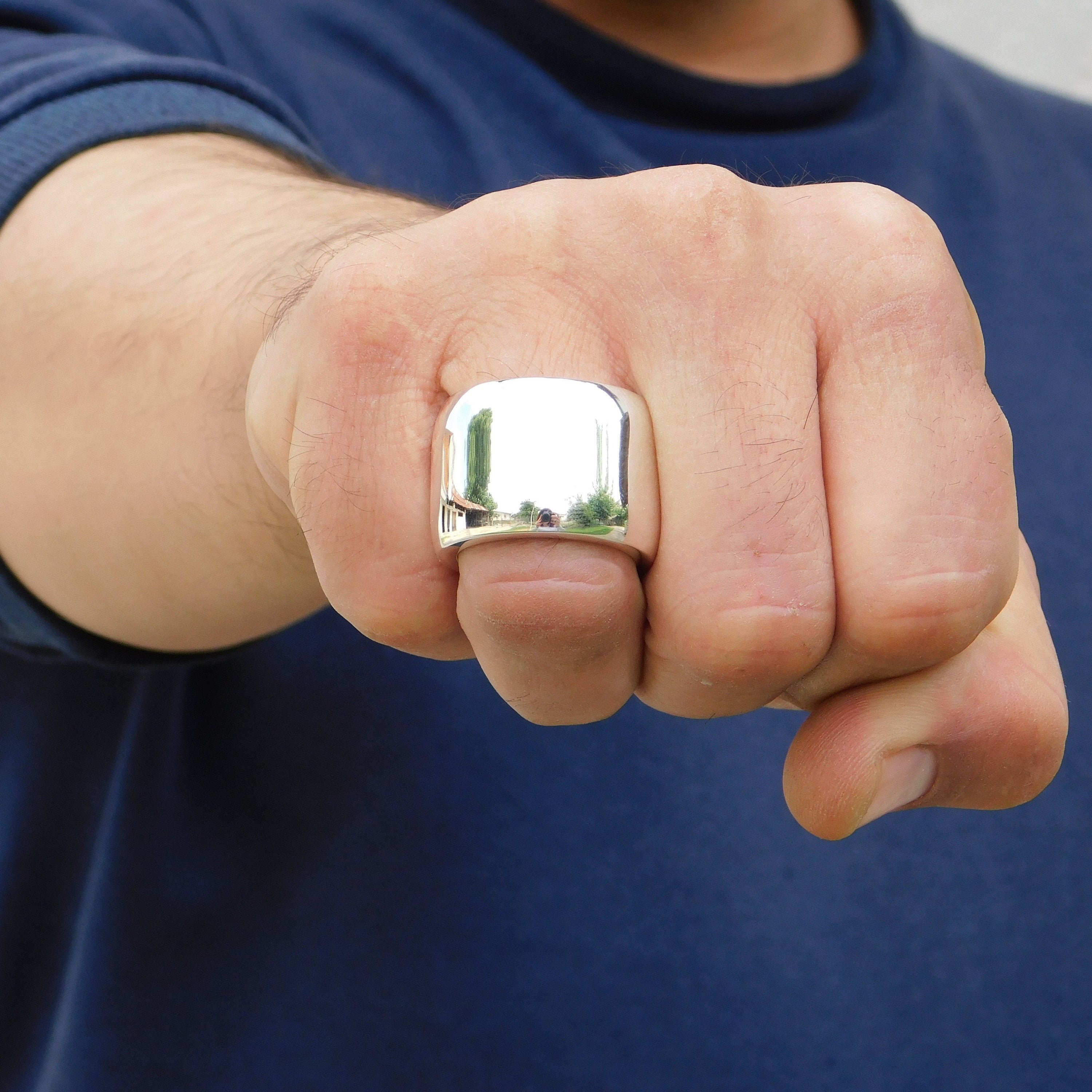 Ring der O / großer O-Ring 20mm in Halterung / Fesseln Fixieren Fetisch O- Ring