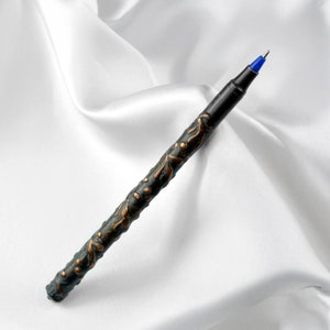 Caneta com design minimalista de galhos de árvores \ Caneta para presente \ Caneta para escritório \ Caneta de luxo \ Caneta Leafs \ Canetas recarregáveis \ Canetas esferográficas \ Presente de formatura \ Caneta de metal