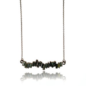 Natural Green Tourmaline Necklace | Gemstone Necklace | Hanging Pendant | Natural Stone Pendant | Pendant For Women | Women Pendant jewelry
