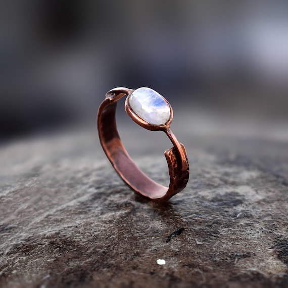 Antique copper hotsell engagement ring