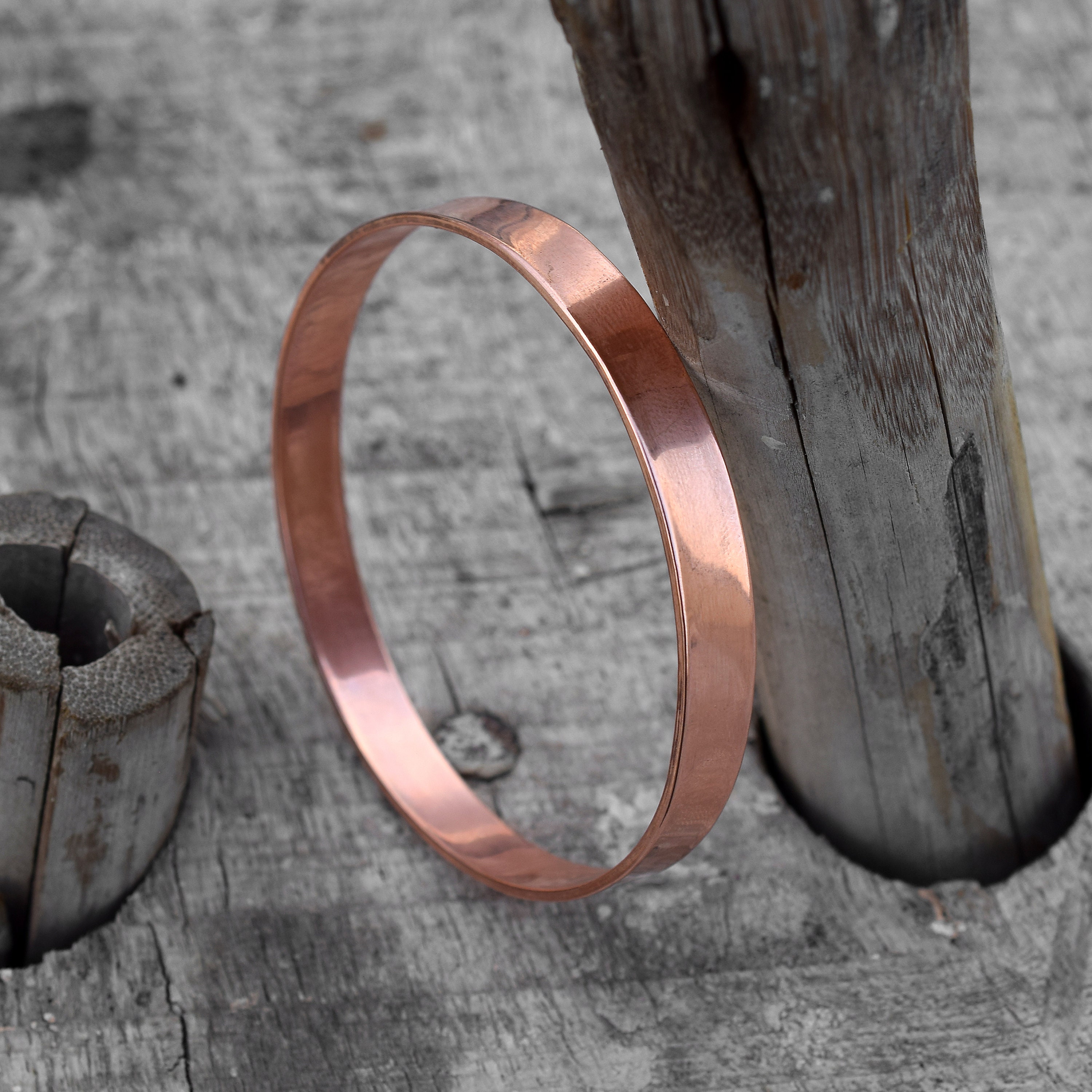 Handmade Copper Bangle Jewelry Simple Copper Bangle Stacking Bangle Gift For Woman Unisex Jewelry Minimal Bangle Bangle Bracelet