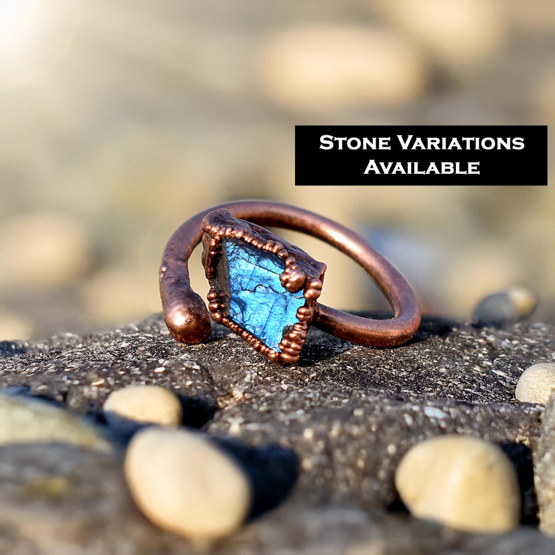 Custom Gemstone Ring \ Personalized Ring \ Couples Birthstone Ring ...
