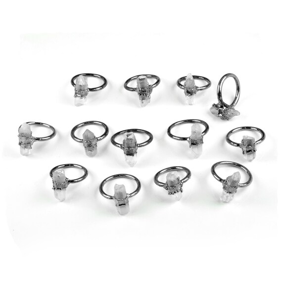 NaturSchatulle Lot de 3 anneaux en argent sterling 925 - Diamètre