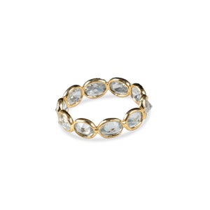 Oval Cut CZ Wedding Band | Full Eternity Band | Cubic Zirconia Band | Oval Cut Stimulant Diamond Wedding Ring | Anniversary Gift Band