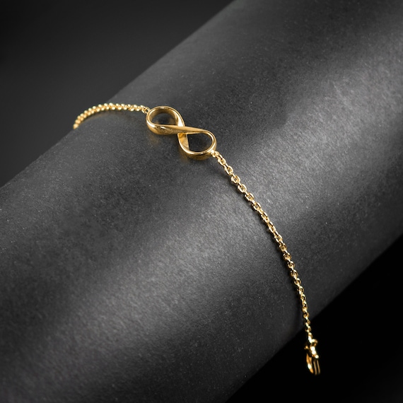 Gold eternity bracelet sale