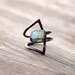 Labradorite Ring | Rough Stone Ring | Gemstone Ring  | Ring For Women  | Ring For Her  | Handmade Ring | Minimalist Ring | Statement Ring 