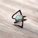 Labradorite Ring | Rough Stone Ring | Gemstone Ring  | Ring For Women  | Ring For Her  | Handmade Ring | Minimalist Ring | Statement Ring 