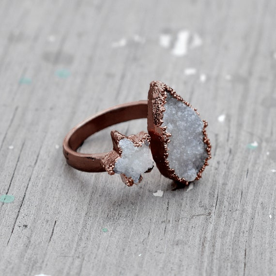 Gemstone store rings etsy
