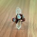 Crystal Ring | Labradorite Ring | Multi Stone Ring | Electroformed Ring, Vintage Rings, Antique Gemstone Ring, Handmade Ring, Ring For Women 