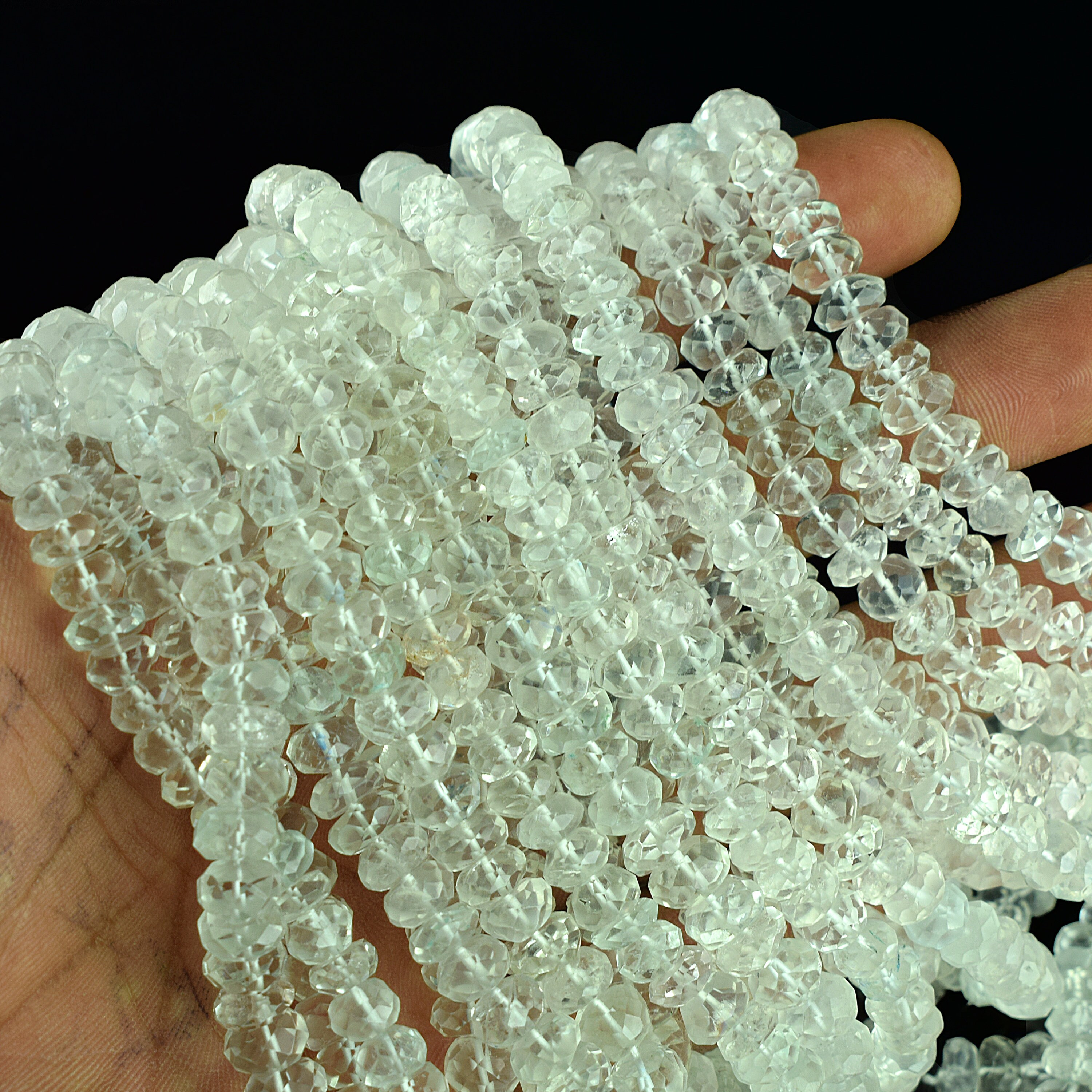 Crystal Beads Strand Gemstone Beads 9 mm Beads 13 Inch Etsy