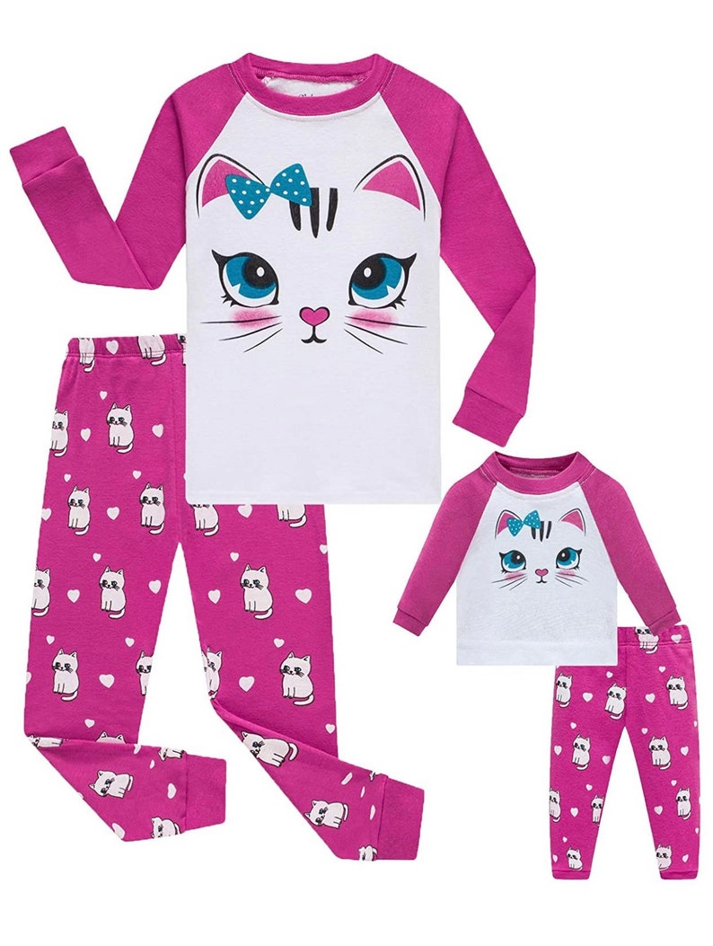 Personalized matching doll and child pajamas/ matching doll Etsy