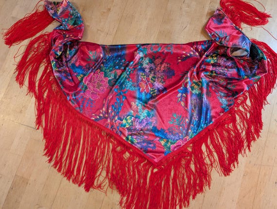 Belly Dance Scarf Hip Scarf Hip Flatterer Tribal Style Fusion