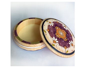 Jewelry box, Yellow and Purple