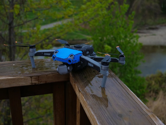 DJI Air 2S Wet Suit : Neon Blue Fly in the Rain 