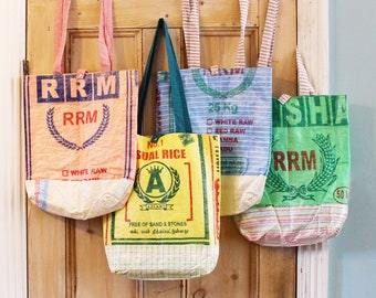 Rice sack shopping bag - 8 variations