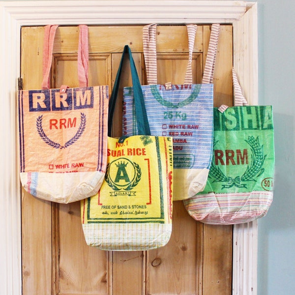 Rice sack shopping bag - 8 variations