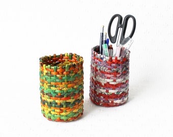 Newspaper desk tidy - 2 colours