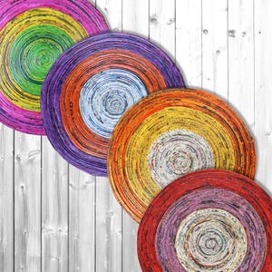 Tovaglietta per giornali - rotonda, piccola; 9 colori