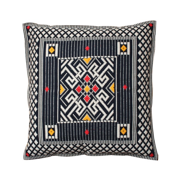Handwoven cushion covers; geometric designs - 3 styles