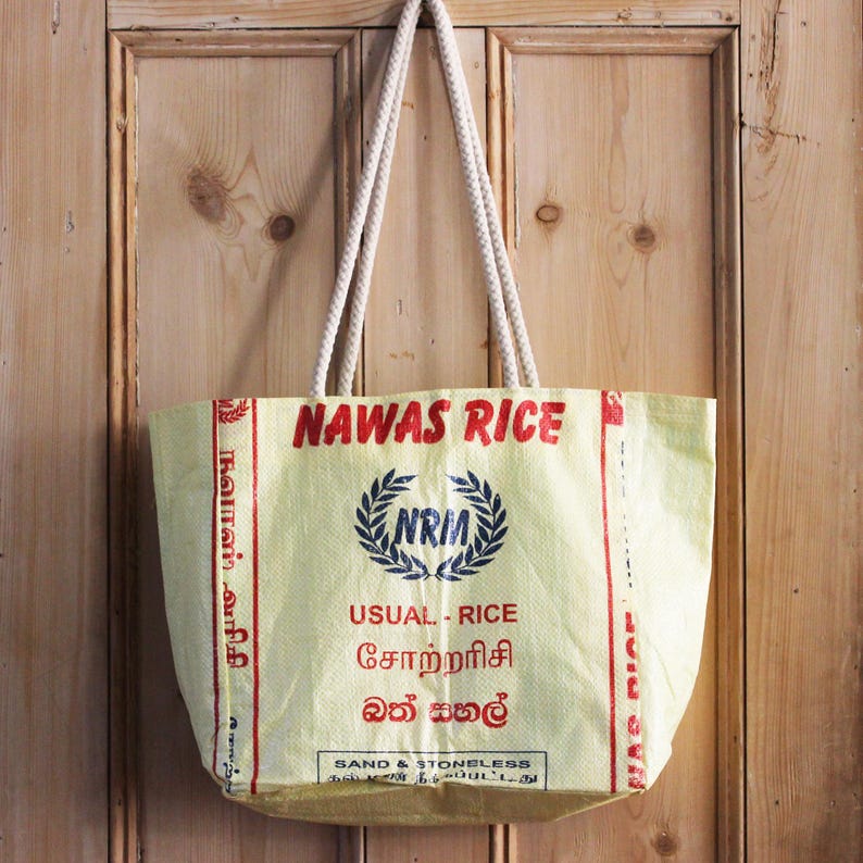 Nawas Rice Rice Sack Beach Bag / Tote Bag - 9 Designs - Etsy